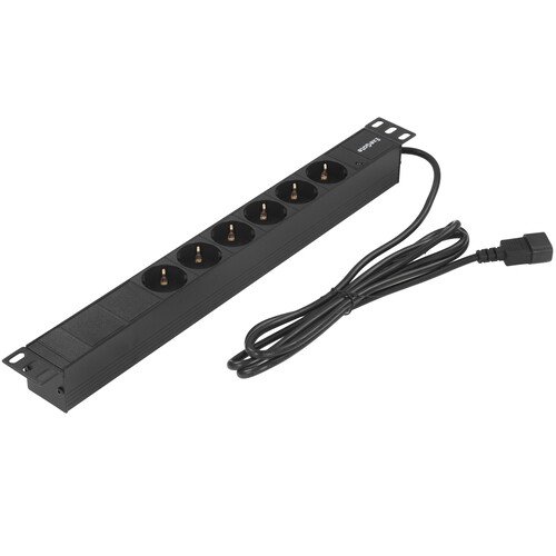 Купить Блок розеток ExeGate ServerPro PDU-19H604 Al-6S-C14-2.5CU  8184989. Характеристики, отзывы и цены в Донецке