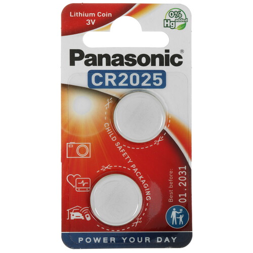 Купить Батарейка Panasonic Lithium CR2025  9220288. Характеристики, отзывы и цены в Донецке