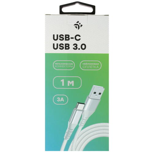 Купить Кабель круглый DEXP USB Type-C - USB 3.2 Gen 1 Type-A белый 1 м  4834228. Характеристики, отзывы и цены в Донецке