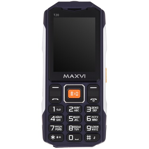 Купить Сотовый телефон Maxvi T20 синий  5476422. Характеристики, отзывы и цены в Донецке