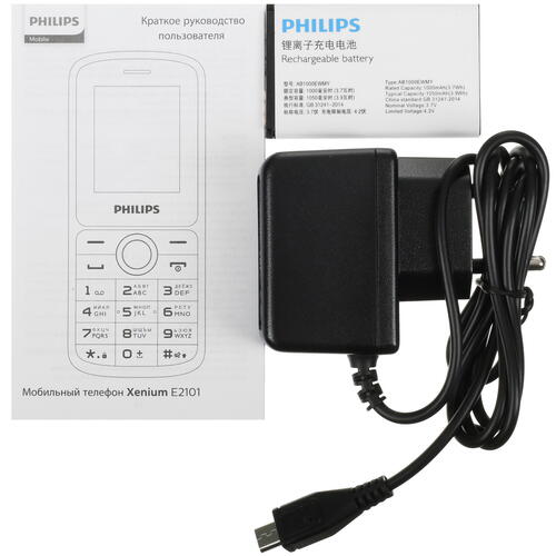 Купить Сотовый телефон Philips Xenium E2101 синий  5079281. Характеристики, отзывы и цены в Донецке
