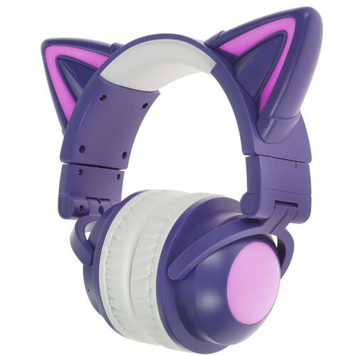 Купить Беспроводные/проводные наушники Qumo Party Cat Mini фиолетовый  5074912. Характеристики, отзывы и цены в Донецке