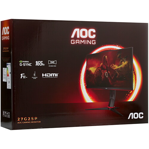 Купить 27" Монитор AOC 27G2SP черный  5031753. Характеристики, отзывы и цены в Донецке