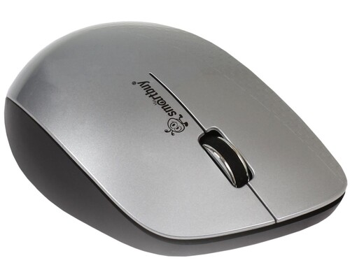 Купить Мышь беспроводная Smartbuy 309AG [SBM-309AG-SK] серебристый  5027078. Характеристики, отзывы и цены в Донецке