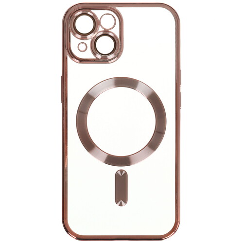 Купить Накладка  BoraSCO Metallik Case для Apple iPhone 15 розовый  5620424. Характеристики, отзывы и цены в Донецке