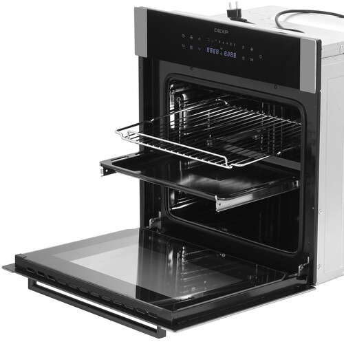 Купить Электрический духовой шкаф DEXP FD03SS черный  9202871. Характеристики, отзывы и цены в Донецке