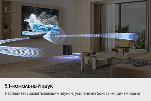 Купить Саундбар Samsung HW-B750F черный  5629846. Характеристики, отзывы и цены в Донецке