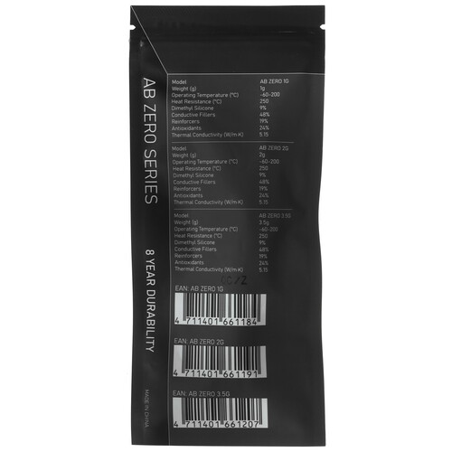 Купить Термопаста Formula AB ZERO [AB ZERO 2G]  5495437. Характеристики, отзывы и цены в Донецке