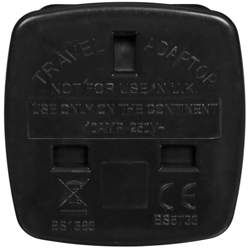 Купить Переходник Cablexpert A-AC-UKEU-001B  9110993. Характеристики, отзывы и цены в Донецке