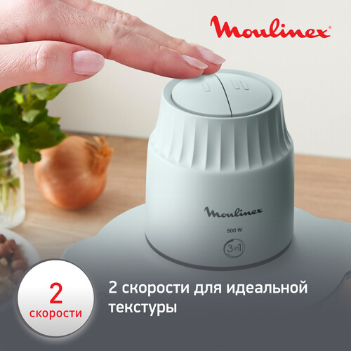 Купить Измельчитель  Moulinex Choppeo DJ603110 зеленый  9225081. Характеристики, отзывы и цены в Донецке