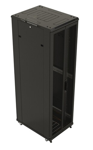 Купить Шкаф коммутационный Hyperline TTB-4266-DD-RAL9004  8193736. Характеристики, отзывы и цены в Донецке