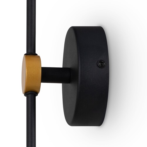 Купить Светильник настенный Freya FR6110WL-L12GB черный/золотистый/черный  9169183. Характеристики, отзывы и цены в Донецке