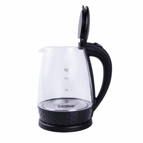 Купить Электрочайник Endever Skyline KR-337G черный  5367959. Характеристики, отзывы и цены в Донецке