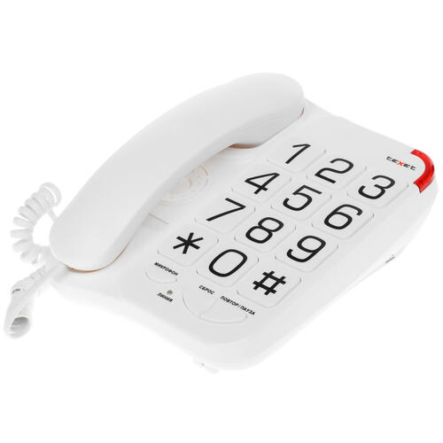 Купить Телефон проводной TeXet TX-201  1084999. Характеристики, отзывы и цены в Донецке