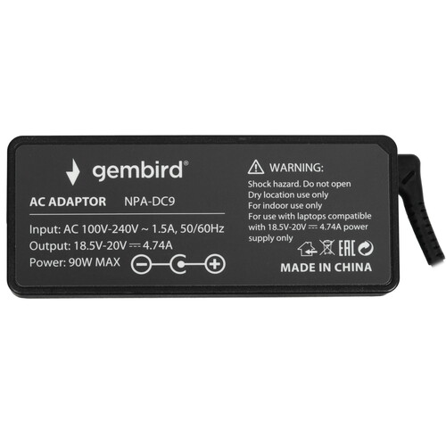 Купить Адаптер питания сетевой Gembird NPA-DC9  9178338. Характеристики, отзывы и цены в Донецке