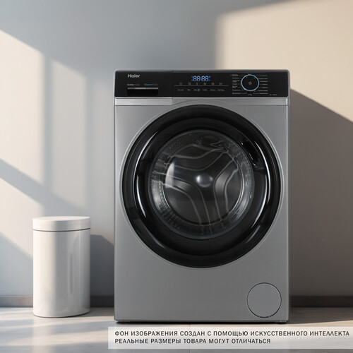 Купить Стиральная машина Haier HW90-BP14929AS серый  9291544. Характеристики, отзывы и цены в Донецке