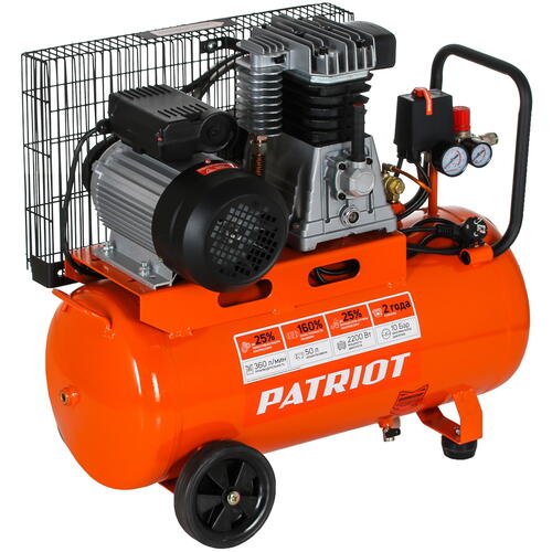 Купить Компрессор поршневой масляный Patriot PTR 50-360I  8192883. Характеристики, отзывы и цены в Донецке