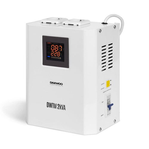 Купить Стабилизатор напряжения DAEWOO DW-TM2kVA  5348021. Характеристики, отзывы и цены в Донецке