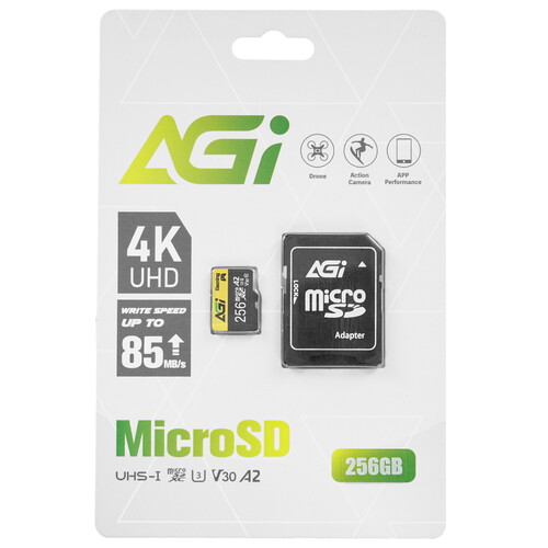 Купить Карта памяти AGI TF138 microSDXC 256 ГБ [AGI256GGSTF138]  5470999. Характеристики, отзывы и цены в Донецке