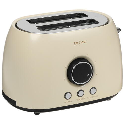 Купить Тостер DEXP TSM-D800 бежевый  9017700. Характеристики, отзывы и цены в Донецке