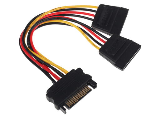 Купить Переходник для блока питания Cablexpert CC-SATAM2F-01  1190208. Характеристики, отзывы и цены в Донецке