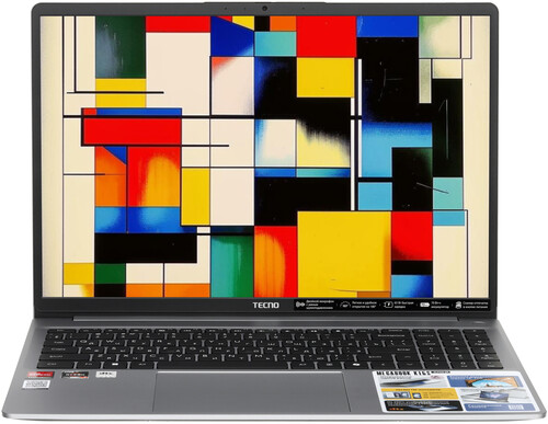 Купить 16" Ноутбук Tecno Megabook K16SDA серый  5633855. Характеристики, отзывы и цены в Донецке