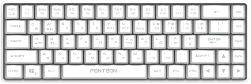 Купить Клавиатура проводная Panteon M2 [PANTEON M2 White]  5483709. Характеристики, отзывы и цены в Донецке
