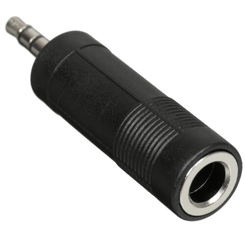 Купить Адаптер   GoPower jack 6.3 мм - jack 3.5 мм черный  5631721. Характеристики, отзывы и цены в Донецке