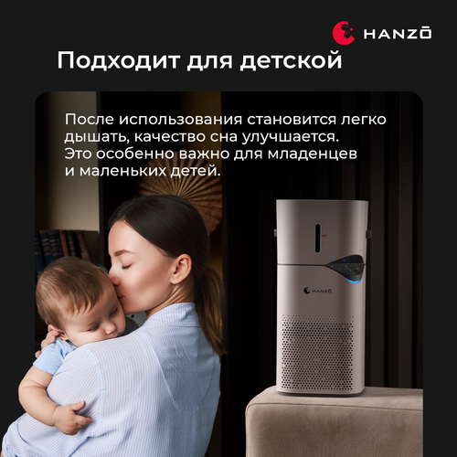 Купить Очиститель воздуха Hanzo PN-5 белый  9358658. Характеристики, отзывы и цены в Донецке