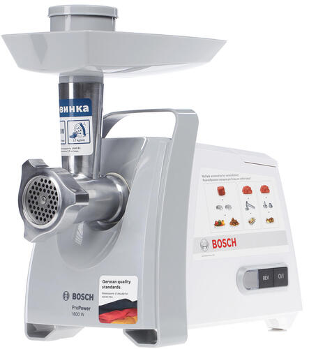 Купить Мясорубка электрическая Bosch MFW 45020 белый  1001200. Характеристики, отзывы и цены в Донецке