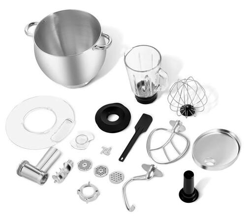 Купить Кухонная машина Kitfort КТ-3480 серебристый  9117559. Характеристики, отзывы и цены в Донецке