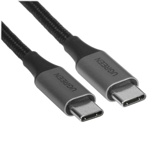 Купить Кабель круглый Ugreen USB Type-C - USB Type-C черный 2 м  9983463. Характеристики, отзывы и цены в Донецке
