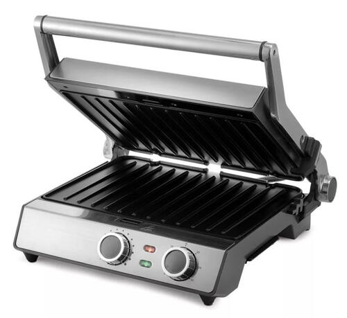 Купить Гриль Kitfort КТ-3632 серебристый  9122779. Характеристики, отзывы и цены в Донецке