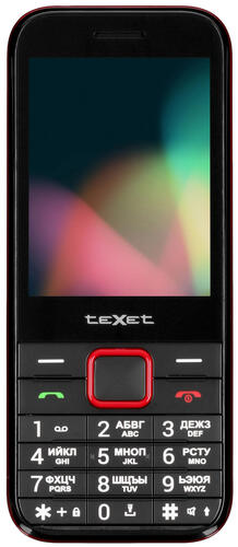 Купить Сотовый телефон teXet TM-302 красный/черный  5355830. Характеристики, отзывы и цены в Донецке