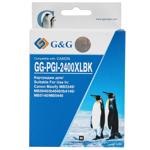 Купить Картридж G&G GG-PGI-2400XLBK черный  9074821. Характеристики, отзывы и цены в Донецке