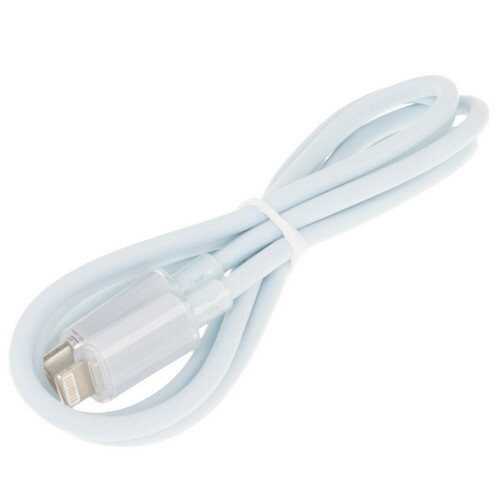 Купить Кабель круглый Borofone Lightning 8-pin - USB Type-C голубой 1 м  9238171. Характеристики, отзывы и цены в Донецке