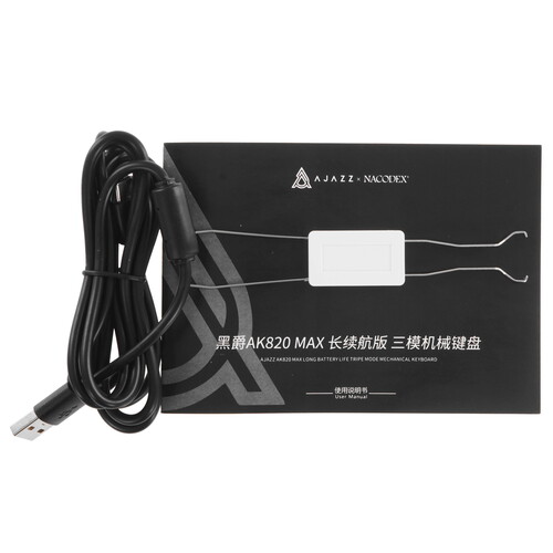 Купить Клавиатура  проводная + беспроводная AJAZZ AK820 MAX  9247235. Характеристики, отзывы и цены в Донецке