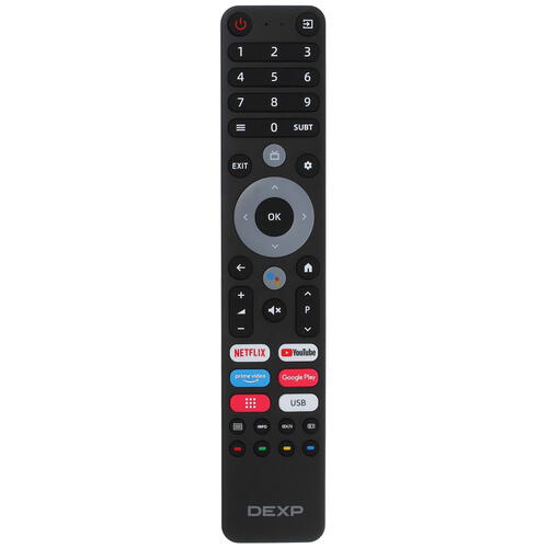 Купить 75" (190 см) Телевизор DEXP A751 серый  5077165. Характеристики, отзывы и цены в Донецке