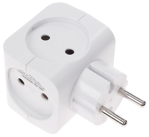 Купить Разветвитель ЭРА SP-4-W белый  1043309. Характеристики, отзывы и цены в Донецке