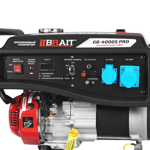 Купить Электрогенератор   бензиновый Brait GB4000S PRO  9230899. Характеристики, отзывы и цены в Донецке