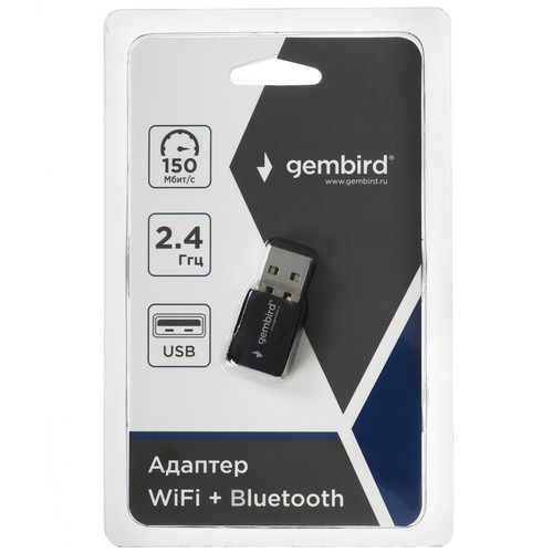 Купить Wi-Fi адаптер + Bluetooth Gembird WNP-UA-017  5611557. Характеристики, отзывы и цены в Донецке