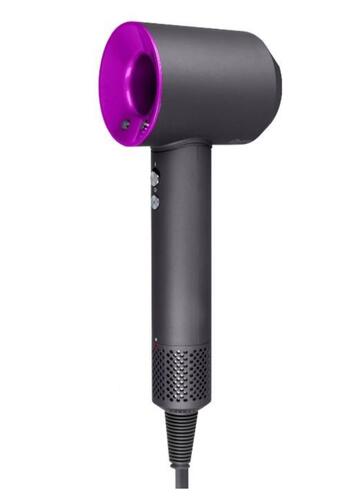 Купить Фен Super hair dryer HD-08 ceрый/фиолетовый  9137464. Характеристики, отзывы и цены в Донецке