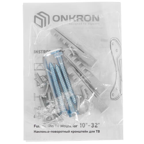Купить Кронштейн для ТВ ONKRON R3 черный  4830310. Характеристики, отзывы и цены в Донецке