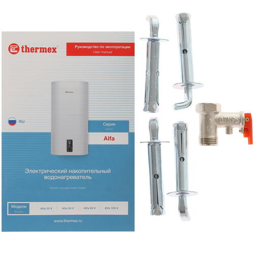 Купить Водонагреватель электрический Thermex Alfa 100 V  8160965. Характеристики, отзывы и цены в Донецке