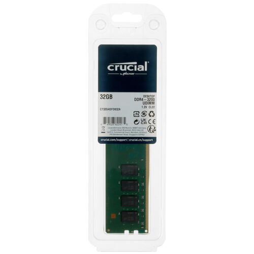 Купить Оперативная память Crucial [CT32G4DFD832A] 32 ГБ  5072644. Характеристики, отзывы и цены в Донецке