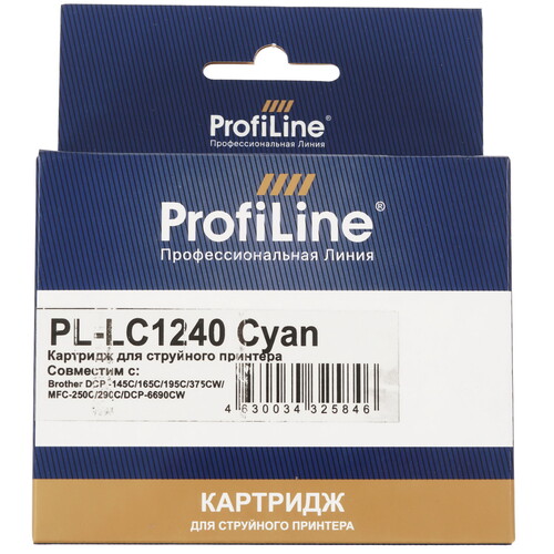 Купить Картридж ProfiLine PL-LC1240С голубой  9129142. Характеристики, отзывы и цены в Донецке