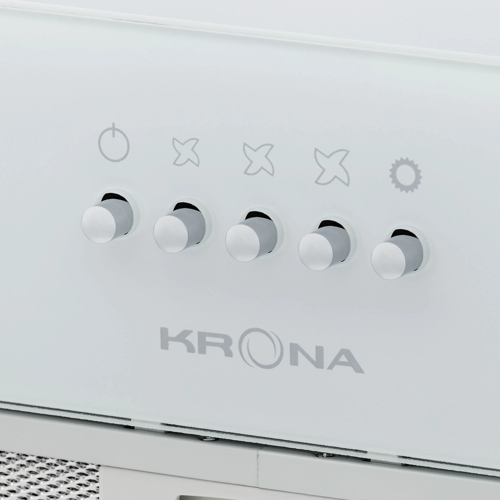 Купить Вытяжка полновстраиваемая KRONA WERMUT 600 DN PB белый  9100506. Характеристики, отзывы и цены в Донецке