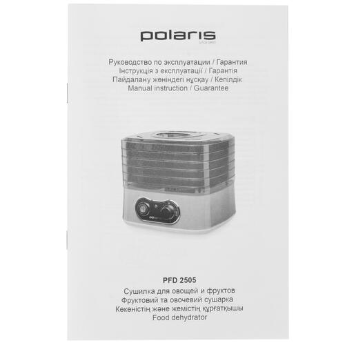 Купить Сушилка для овощей и фруктов Polaris PFD 2505 серый  1349587. Характеристики, отзывы и цены в Донецке