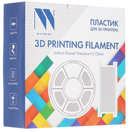 Купить Пластик NVPRINT PLA+ Cherry Red  9158671. Характеристики, отзывы и цены в Донецке