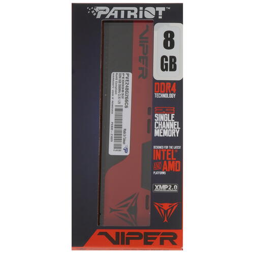 Купить Оперативная память Patriot Viper Elite II [PVE248G266C6] 8 ГБ  4845243. Характеристики, отзывы и цены в Донецке